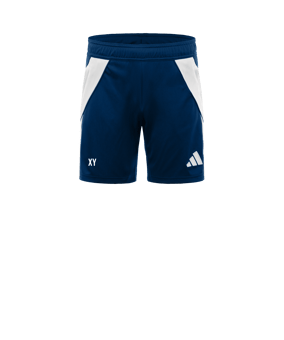 adidas Tiro 24 Training Short Damen Blau Weiss