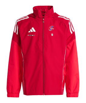 adidas Tiro 25 Competition Regenjacke Kids Rot