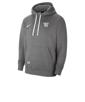Nike Park 20 Fleece Hoody Grau Weiss F071