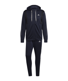 adidas MTS Rib Aeroready Freizeitanzug Blau - blau