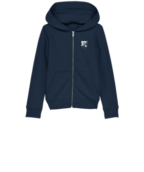 Merch Mini Cultivator 2.0 Zip-Hoodie Kids French Navy | #logo1c