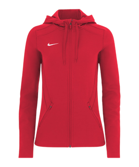 Nike Team Training Kapuzenjacke Damen Rot F657 - rot