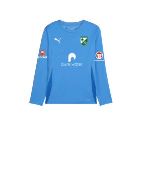 PUMA teamGOAL Trikot Langarm Kids Blau Weiss F02