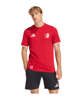 adidas Entrada 26 T-Shirt Rot