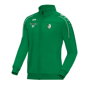 JAKO Classico Polyesterjacke Grün Weiss F06
