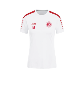 JAKO Power Trikot Damen Weiss Rot F004
