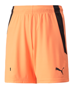 PUMA teamLIGA Short Kids Gelb Schwarz F21
