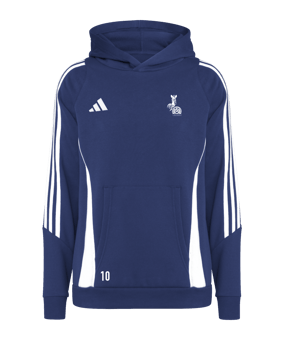 adidas Tiro 24 Hoody Kids Blau Weiss Hockey Logo