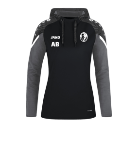 JAKO Performance Hoody Damen Schwarz Grau F804