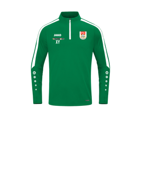 JAKO Power Sweatshirt Kids Grün Weiss F200