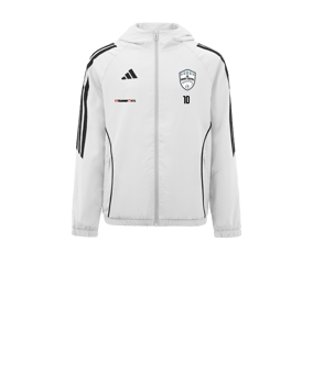 adidas Tiro 24 Windbreaker Kids Weiss Schwarz