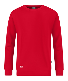 JAKO Organic Sweatshirt Rot F100