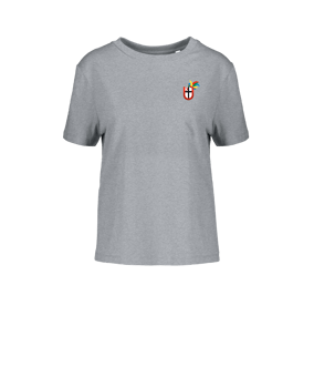 Merch Muser T-Shirt Women Heather Grey | #logo4c