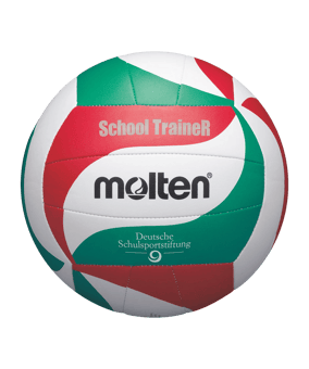 Molten Volleyball Training V5M1500 Weiss Grün Rot - weiss