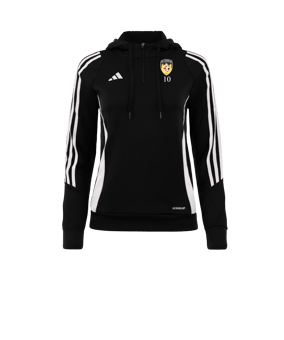 Sweat à capuche adidas Tiro 24 femmes noir blanc 