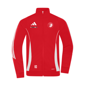 adidas Tiro 24 Trainingsjacke Rot Weiss