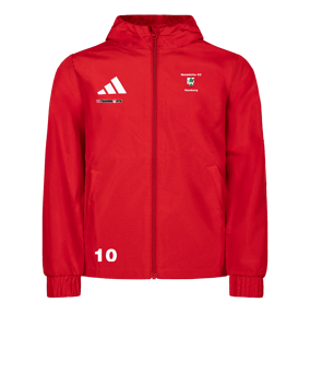 adidas Entrada 26 Allwetterjacke Rot
