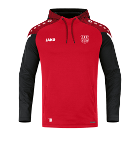 JAKO Performance Hoody Rot Schwarz F101