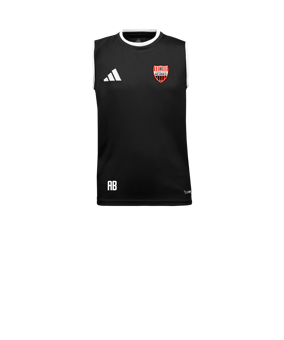 adidas Entrada 26 Sleeveless Trikot Kids Schwarz