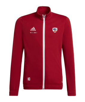 adidas Entrada 22 TK Trainingsjacke Kids Rot
