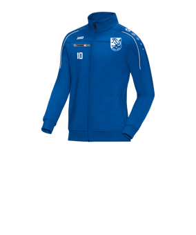 JAKO Classico Polyesterjacke Kids Blau Weiss F04