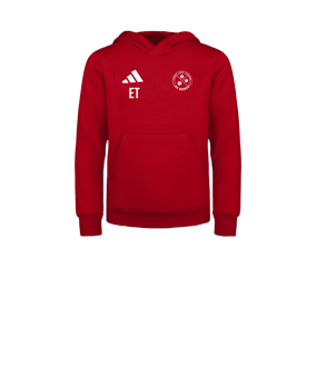 adidas Entrada 26 Hoody Kids Rot