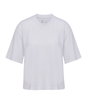 Hummel Mt Vanja Boxy Short T-Shirt Damen Weiß F9001 - weiss