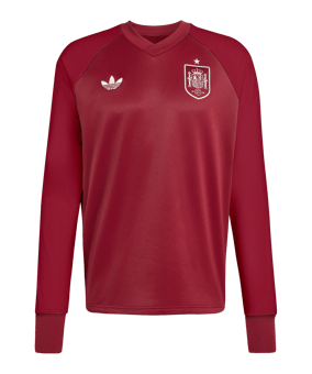 adidas FEF Espagne Prematch Sweatshirt CM 2026 Rouge - rouge