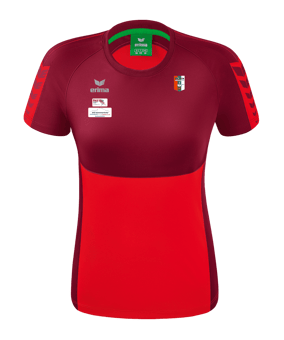 Erima Six Wings T-Shirt Damen Rot Dunkelrot