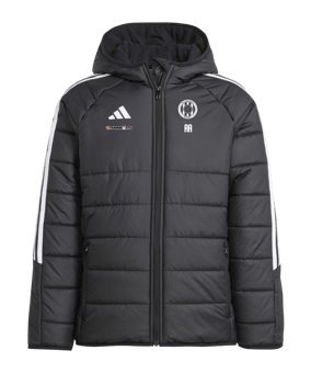 adidas Tiro 24 Winterjacke Kids Schwarz Weiss