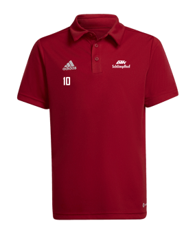 adidas Entrada 22 Poloshirt Kids Rot