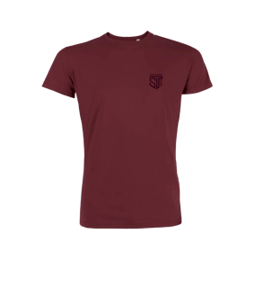 Merch Creator 2.0 T-Shirt Burgundy | #brustlogo (toneintone)