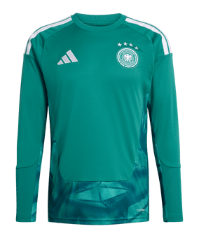 adidas DFB Deutschland Torwarttrikot Langarm Home WM 2026 Grün - gruen