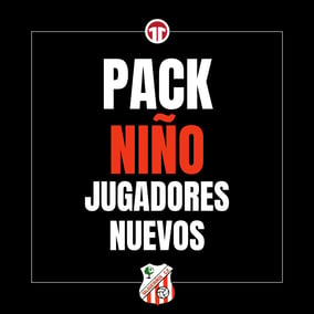 PACK NIÑO JUGADORES NUEVOS