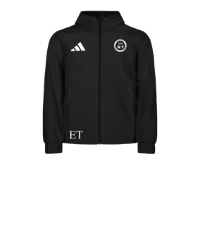 adidas Entrada 26 Regenjacke Kids Schwarz