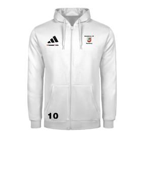 adidas Entrada 26 Kapuzenjacke Weiß