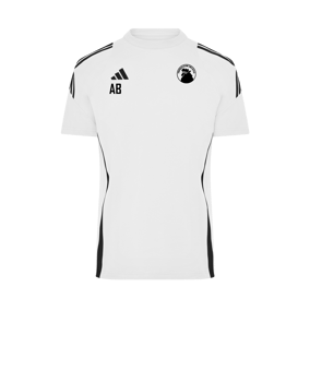 adidas Tiro 24 T-Shirt Weiss Schwarz