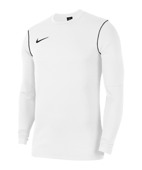Nike Park 20 Sweatshirt Weiss Schwarz F100 - weiss