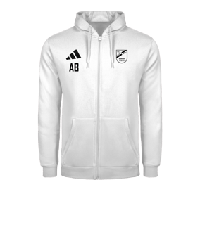 adidas Entrada 26 Kapuzenjacke Weiß