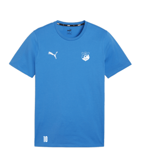PUMA teamGOAL Casuals T-Shirt Blau F02