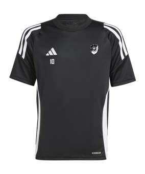 adidas Tiro 24 Trikot Kids Schwarz Weiss