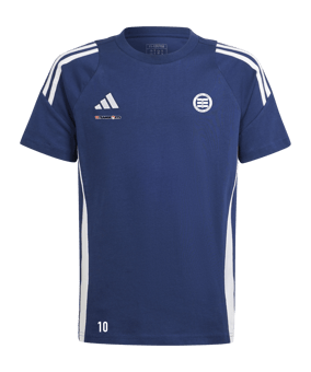 adidas Tiro 24 T-Shirt Kids Blau Weiss