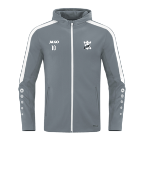 JAKO Power Kapuzenjacke Grau F840