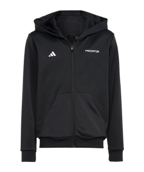 adidas Predator Kapuzenjacke Kids Schwarz - schwarz