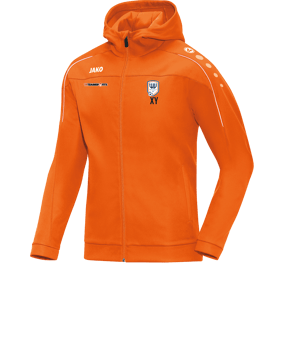 JAKO Classico Kapuzenjacke Orange F19