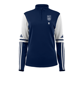 adidas Squadra 25 HalfZip Sweatshirt Femmes Bleu