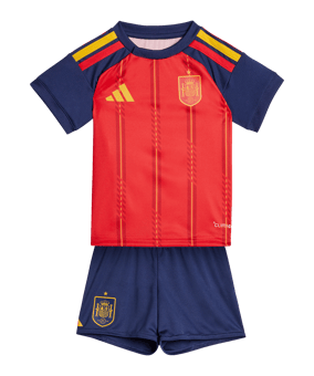 adidas Spanien Babykit Trikot Set Home WM 2026 Kids Rot - rot