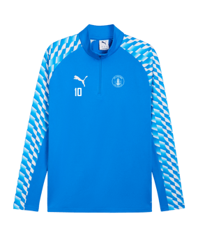 PUMA teamLIGA26 Training 1/4 Zip Top Blau F02