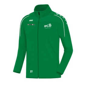 JAKO Classico Trainingsjacke Grün Weiss F06