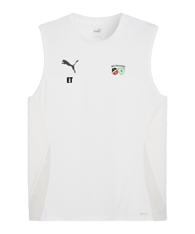 PUMA teamGOAL Tanktop Weiss Schwarz F04